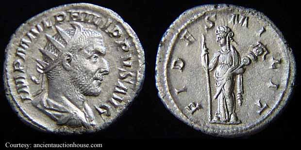 монета Древнего Рима