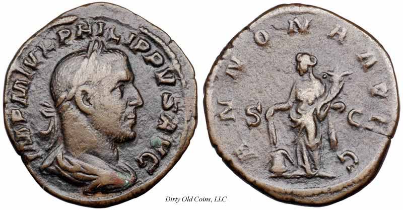 монета Древнего Рима