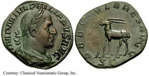 монета Древнего Рима