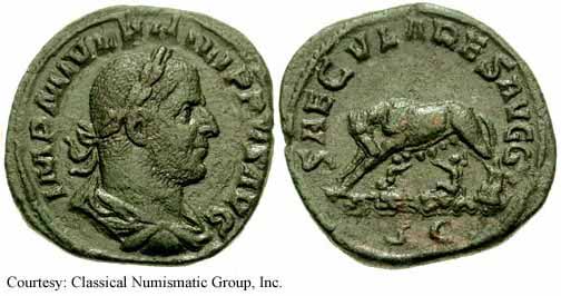 монета Древнего Рима