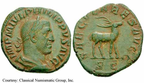 монета Древнего Рима