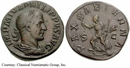 монета Древнего Рима