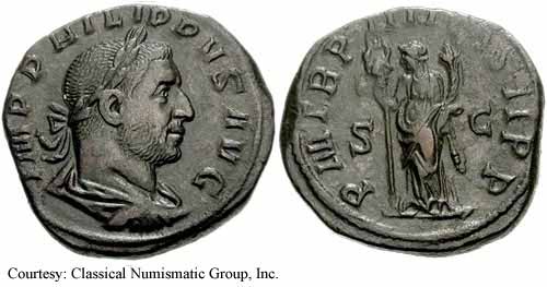 монета Древнего Рима