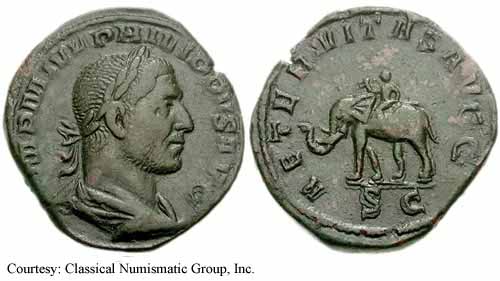 монета Древнего Рима