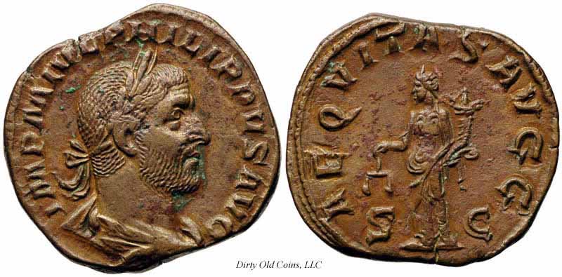 монета Древнего Рима