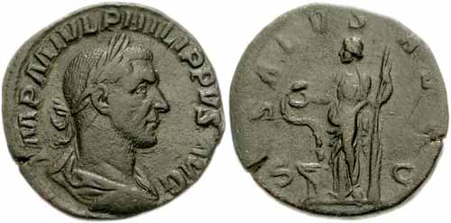 монета Древнего Рима