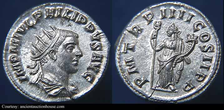 монета Древнего Рима