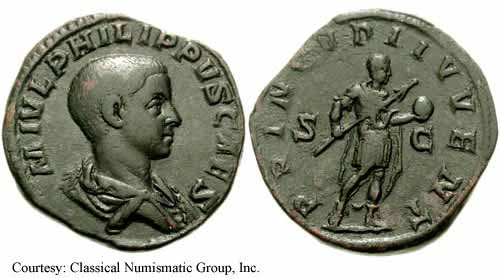 монета Древнего Рима