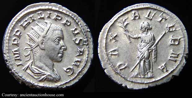 монета Древнего Рима