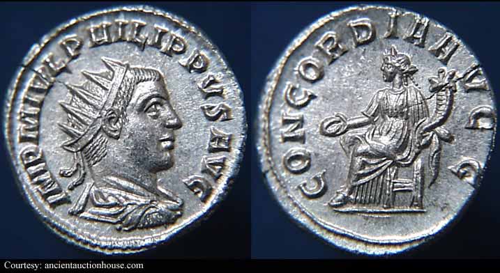 монета Древнего Рима