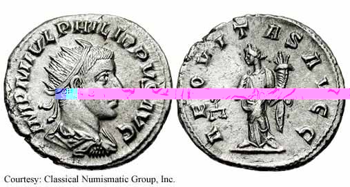 монета Древнего Рима