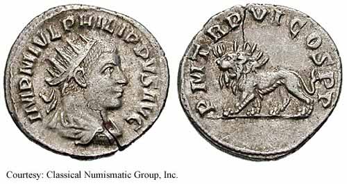 монета Древнего Рима