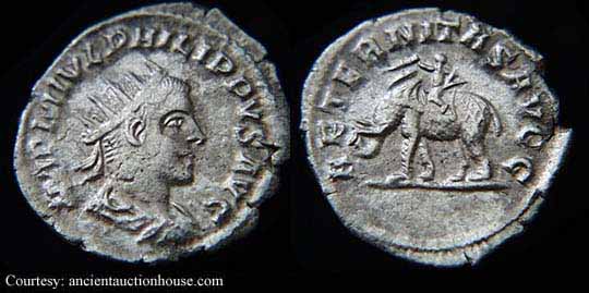 монета Древнего Рима