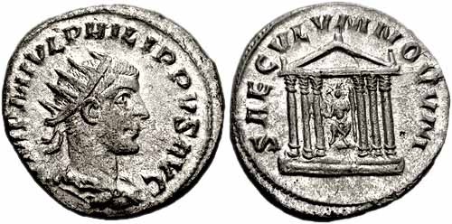 монета Древнего Рима