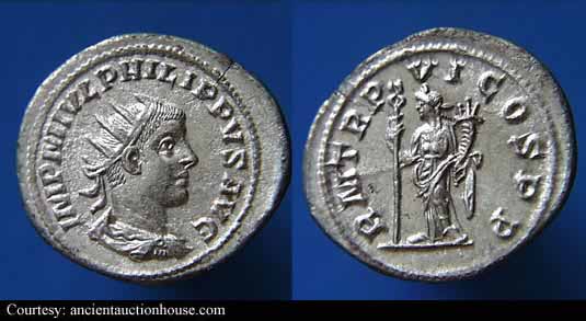 монета Древнего Рима