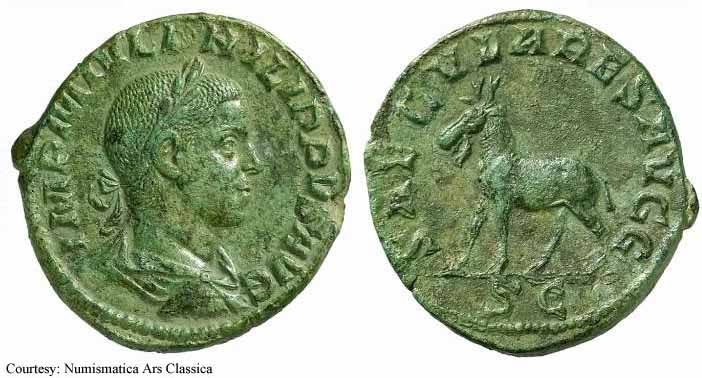 монета Древнего Рима