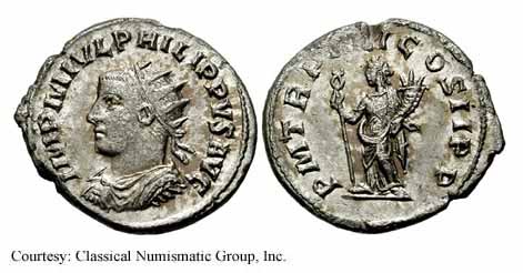 монета Древнего Рима