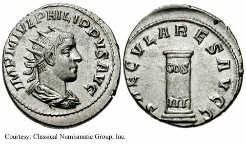 монета Древнего Рима