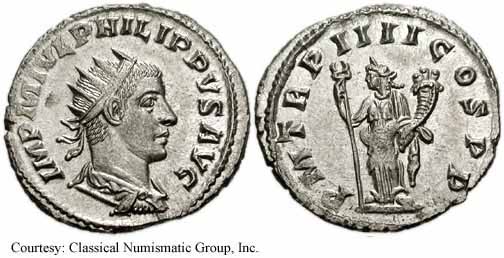 монета Древнего Рима