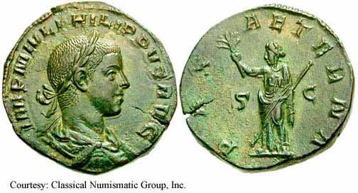 монета Древнего Рима