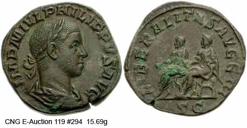 монета Древнего Рима