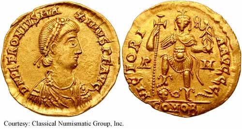 монета Древнего Рима