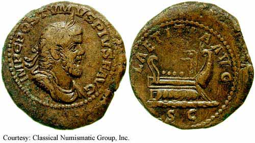 монета Древнего Рима