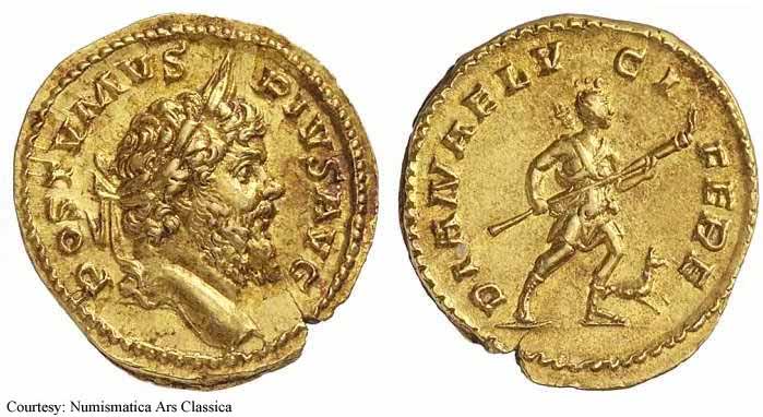 монета Древнего Рима