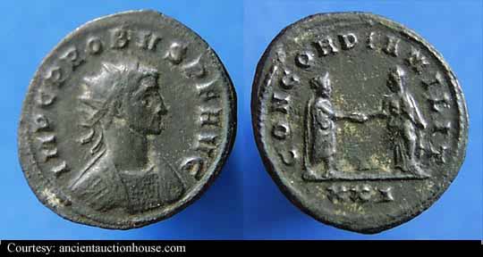 монета Древнего Рима