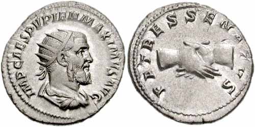 монета Древнего Рима