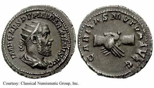 монета Древнего Рима