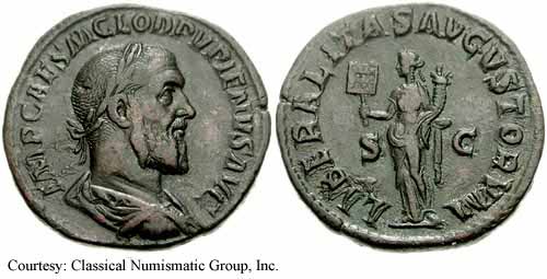 монета Древнего Рима