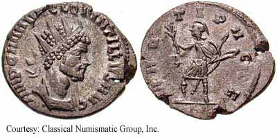 монета Древнего Рима