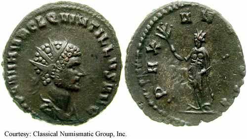 монета Древнего Рима