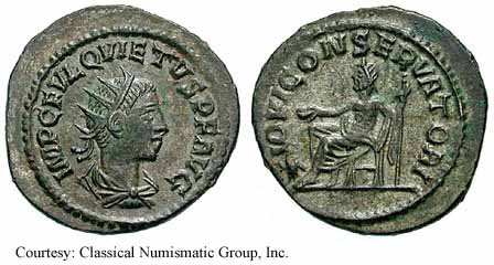 монета Древнего Рима