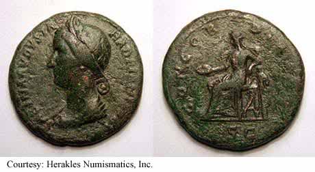 монета Древнего Рима