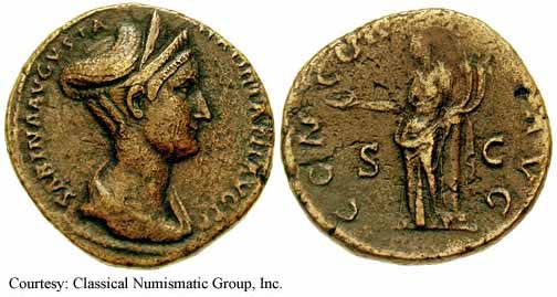 монета Древнего Рима