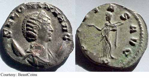 монета Древнего Рима