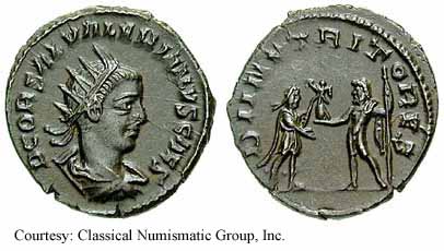 монета Древнего Рима