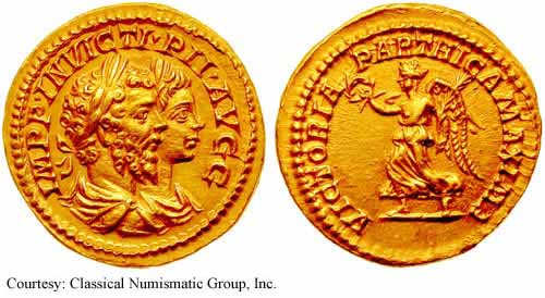 монета Древнего Рима