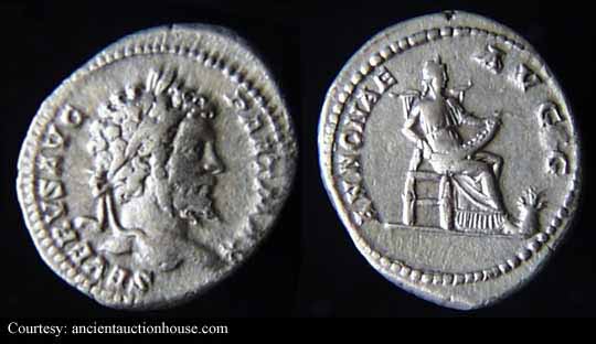 монета Древнего Рима