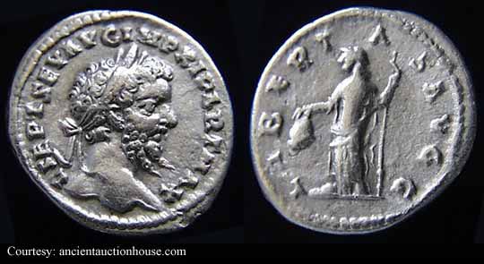 монета Древнего Рима