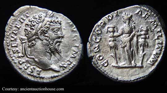 монета Древнего Рима