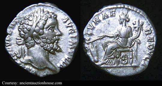 монета Древнего Рима