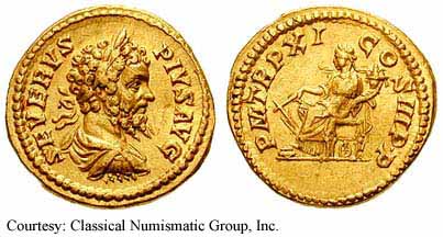 монета Древнего Рима