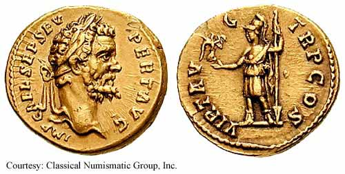 монета Древнего Рима