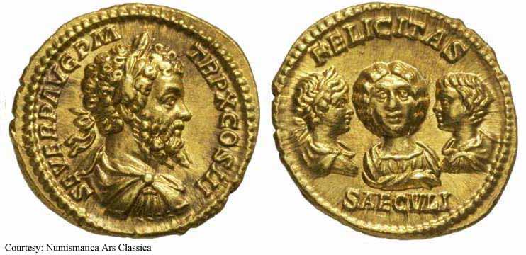 монета Древнего Рима