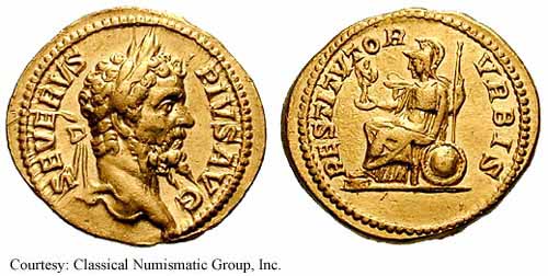 монета Древнего Рима