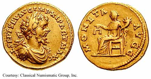 монета Древнего Рима