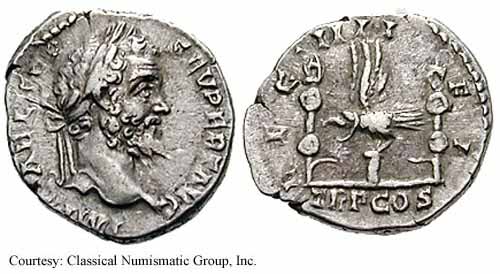 монета Древнего Рима